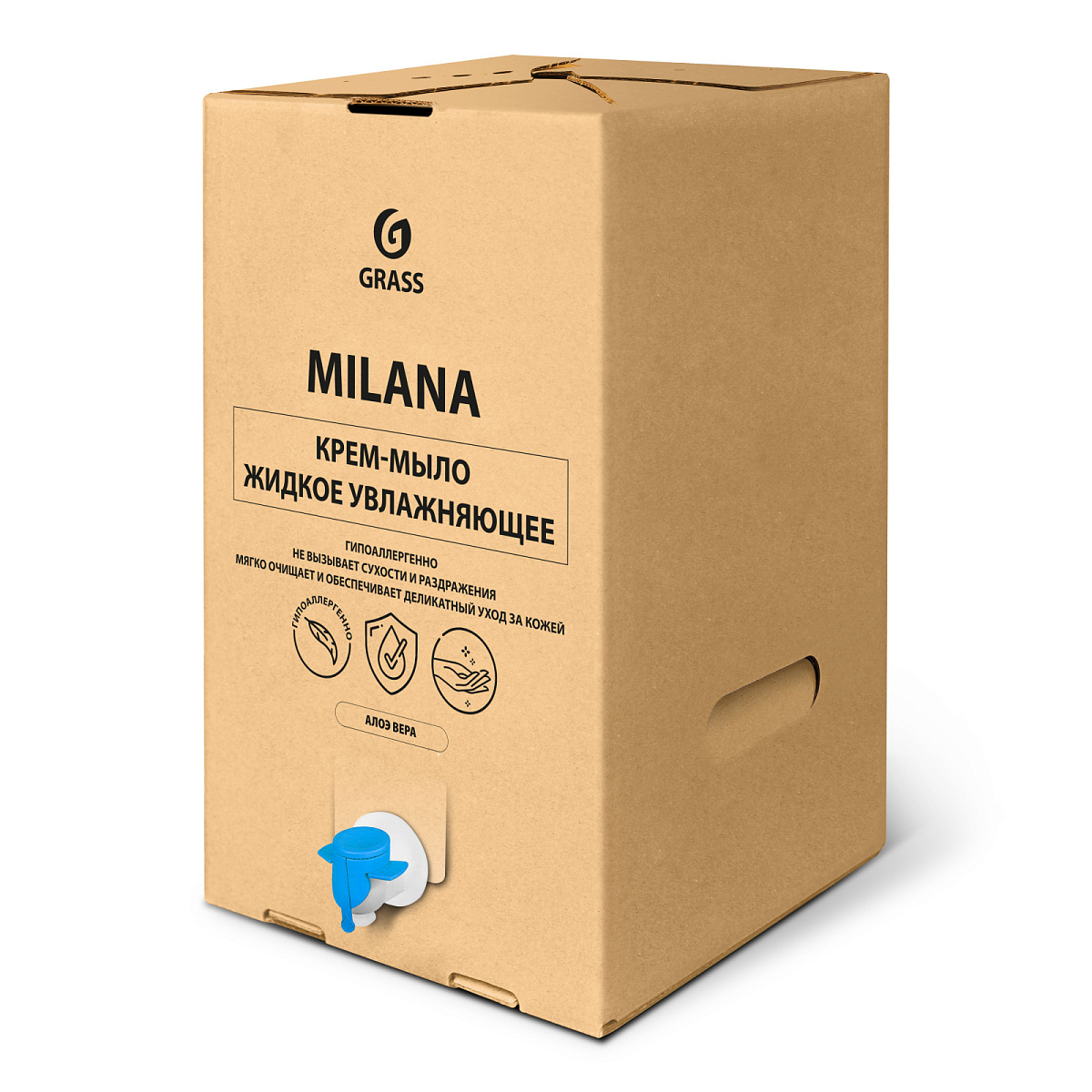Крем-мыло жидкое увлажняющее "Milana алоэ вера" (bag-in-box 20,5 кг)